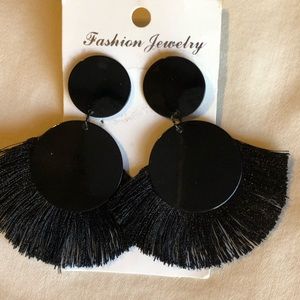 Big tassel earrings